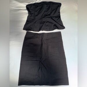 White House Black Market Top & Skirt